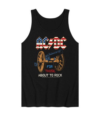 Airwaves Men's Acdc About To Rock Tank In Black
