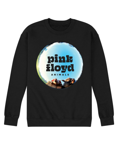 Airwaves Men's Pink Floyd Fisheye Animals Fleece T-shirt In Black
