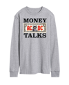 Airwaves Men's Acdc Money Talks Long Sleeve T-shirt In Gray
