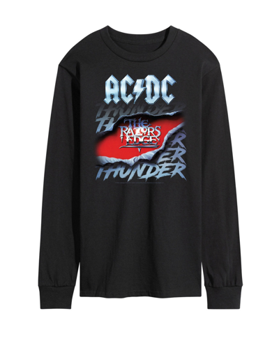Airwaves Men's Acdc Thunder Long Sleeve T-shirt In Black