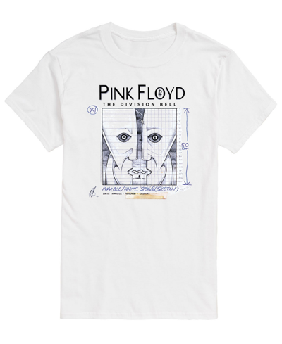 Airwaves Men's Pink Floyd Division Bell T-shirt In White