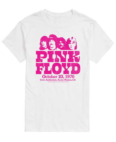 Airwaves Men's Pink Floyd Civic Auditorium T-shirt In White