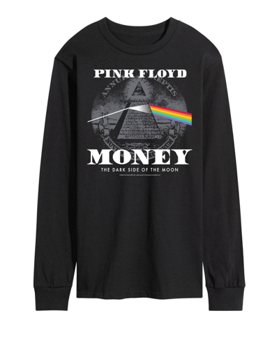 Airwaves Men's Pink Floyd Money Fleece T-shirt In Black