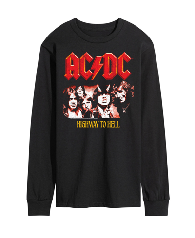 Airwaves Men's Acdc Logo Long Sleeve T-shirt In Black