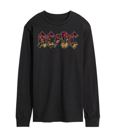 Airwaves Men's Acdc Logo Long Sleeve T-shirt In Black