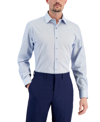 ALFANI MEN'S REGULAR FIT STAIN RESISTANT HONEYCOMB DRESS SHIRT, CREATED FOR MACY'S