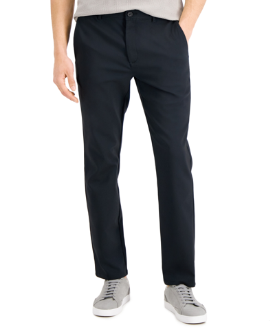 Alfani Men's Tech Pants, Created For Macy's In Stretch Limo