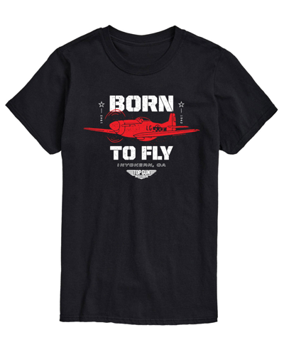 Airwaves Men's Top Gun Maverick Born To Fly T-shirt In Black