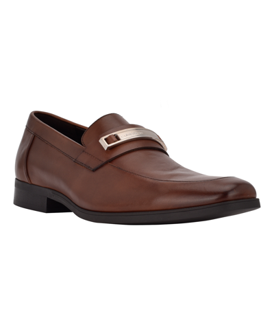 Calvin Klein Men's Jameson Slip-on Dress Shoes In Brown