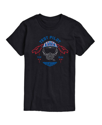 Airwaves Men's Top Gun Maverick Test Pilot T-shirt In Black