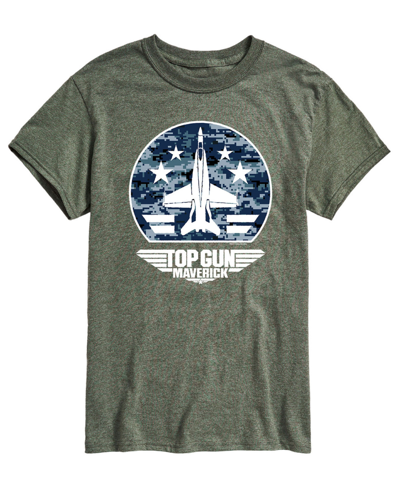 Airwaves Men's Top Gun Maverick Plane T-shirt In Green