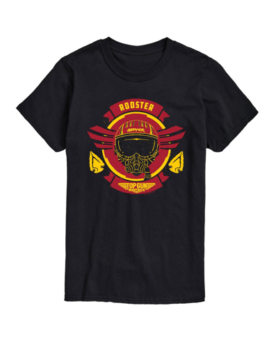 Airwaves Men's Top Gun Maverick Rooster T-shirt In Black