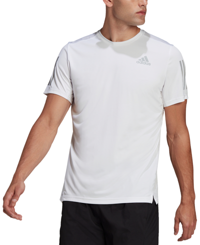 Adidas Originals Adidas Men's Own The Run T-shirt In White/silver