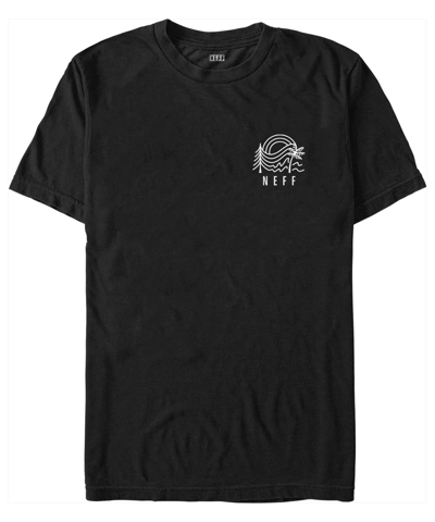 Fifth Sun Men's Neff Palm To Pines Short Sleeve T-shirt In Black