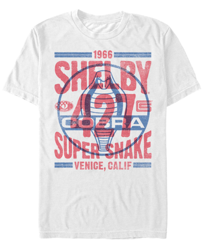 Fifth Sun Men's Shelby Cobra No Mercy Short Sleeve T-shirt In White