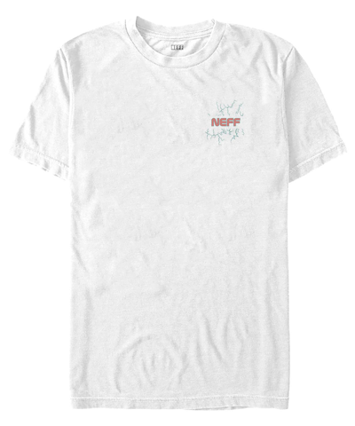 Fifth Sun Men's Neff Electric Hall Short Sleeve T-shirt In White