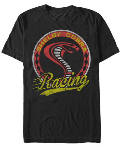 Fifth Sun Men's Shelby Cobra Racing Short Sleeve T-shirt In Black