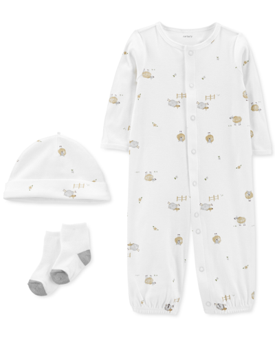 Carter's Baby Neutral 3-pc. Take-me-home Set In White