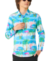 OPPOSUITS BIG BOYS FLAMINGUY TROPICAL FLAMINGO SHIRT