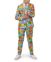 Opposuits Big Boys Pokemon Licensed Suit, 3-piece Set Including Blazer, Pants And Clip-on-tie In Multi