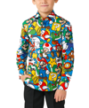 OPPOSUITS TODDLER AND LITTLE BOYS SUPER MARIO LICENSED NINTENDO SHIRT