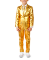 OPPOSUITS TODDLER BOYS GROOVY METALLIC PARTY SUIT, 3-PIECE SET