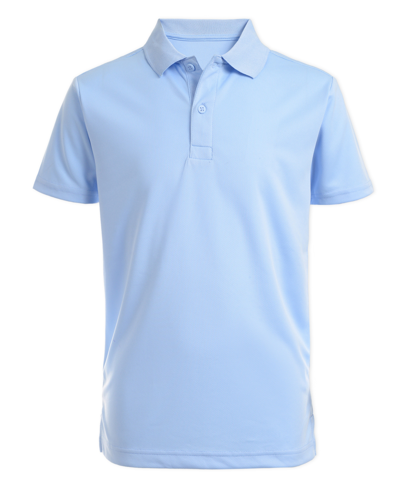 Nautica Little Boys Stretch Double Pique Polo In Blue
