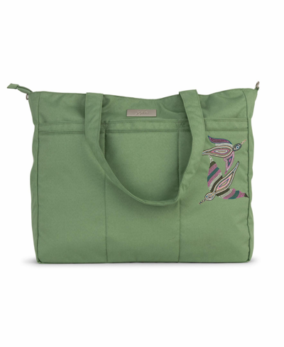 Ju-ju-be Super Be Tote Diaper Bag In Embroidered Jade