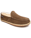 Minnetonka Men's Tilden Moccasin Slippers Men's Shoes In Autumn Brown