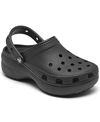 Crocs Classic Platform Lined Sabots Femmes Black 39 In Black