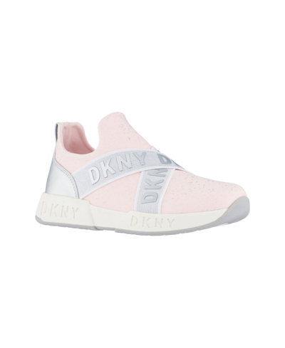 Dkny Toddler Girls Maddie Stretch Sneakers In Blush
