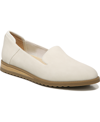 Dr. Scholl's Women's Jetset Loafers In White Faux Leather