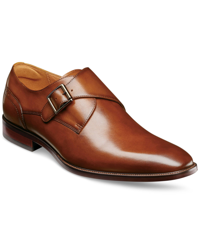 Florsheim Men's Ravello Monk Strap Dress Shoes In Cognac