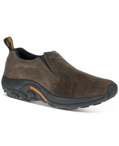 Merrell Jungle Suede Moc Slip-on Shoes In Gunsmoke