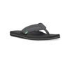 Sanuk Men's Beer Cozy 2 Flip-flop Sandals Men's Shoes In Charcoal