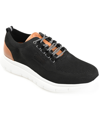 Thomas & Vine Jackson Knit Lace-up Sneaker In Black