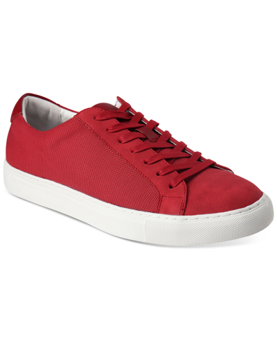 Alfani Men's Grayson Lace-up Sneakers, Created For Macy's Men's Shoes In Red