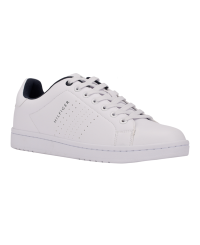 Tommy Hilfiger Men's Little Lace Up Sneakers Men's Shoes In White 140