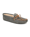 Minnetonka Men's Pile Lined Soft Sole Slippers In Gray