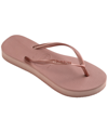 Havaianas Women's Slim Flatform Flip Flop Sandals Women's Shoes In Crocus Rose