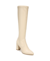Franco Sarto Katherine Wide Calf High Shaft Boots In Cashmere Faux Leather