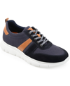Thomas & Vine Men's Adler Mixed Media Sneakers In Navy