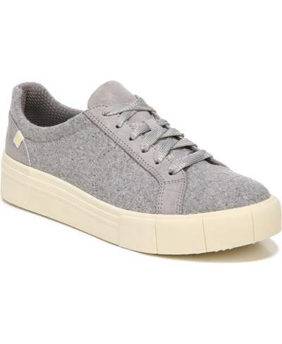 Dr. Scholl's Women's Happiness Oxfords Women's Shoes In Light Grey Wool Blend