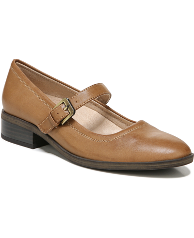 Soul Naturalizer Ramona Womens Faux Leather Flat Mary Janes In English Tea Faux Leather