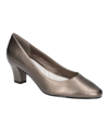 Easy Street Ballari Round Toe Pump In Pewter