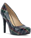 Jessica Simpson Women's Parisah Platform Pumps Women's Shoes In Green Combo