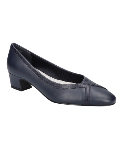 Easy Street Women's Myrtle Pumps Women's Shoes In Navy