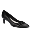 Easy Street Nobel Womens Slip On Pointed Toe Pumps In Black