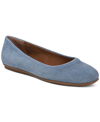 Zodiac Women's Sonia Ballet Flats Women's Shoes In Washed Denim