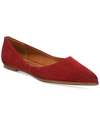 Zodiac Women's Hill Pointed Toe Ballet Flats Women's Shoes In Merlot